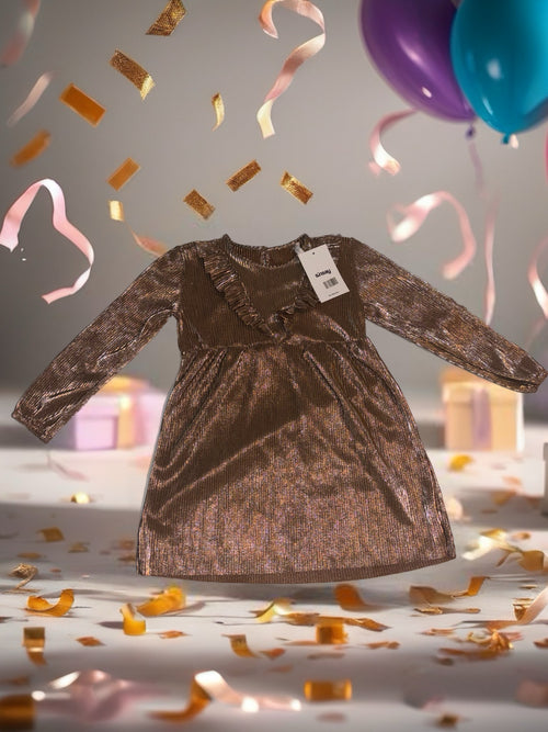 Festliches Mädchenkleid – Glitzer Party Dress mit Rüschen | Perfekt für Geburtstag & Feiertage der