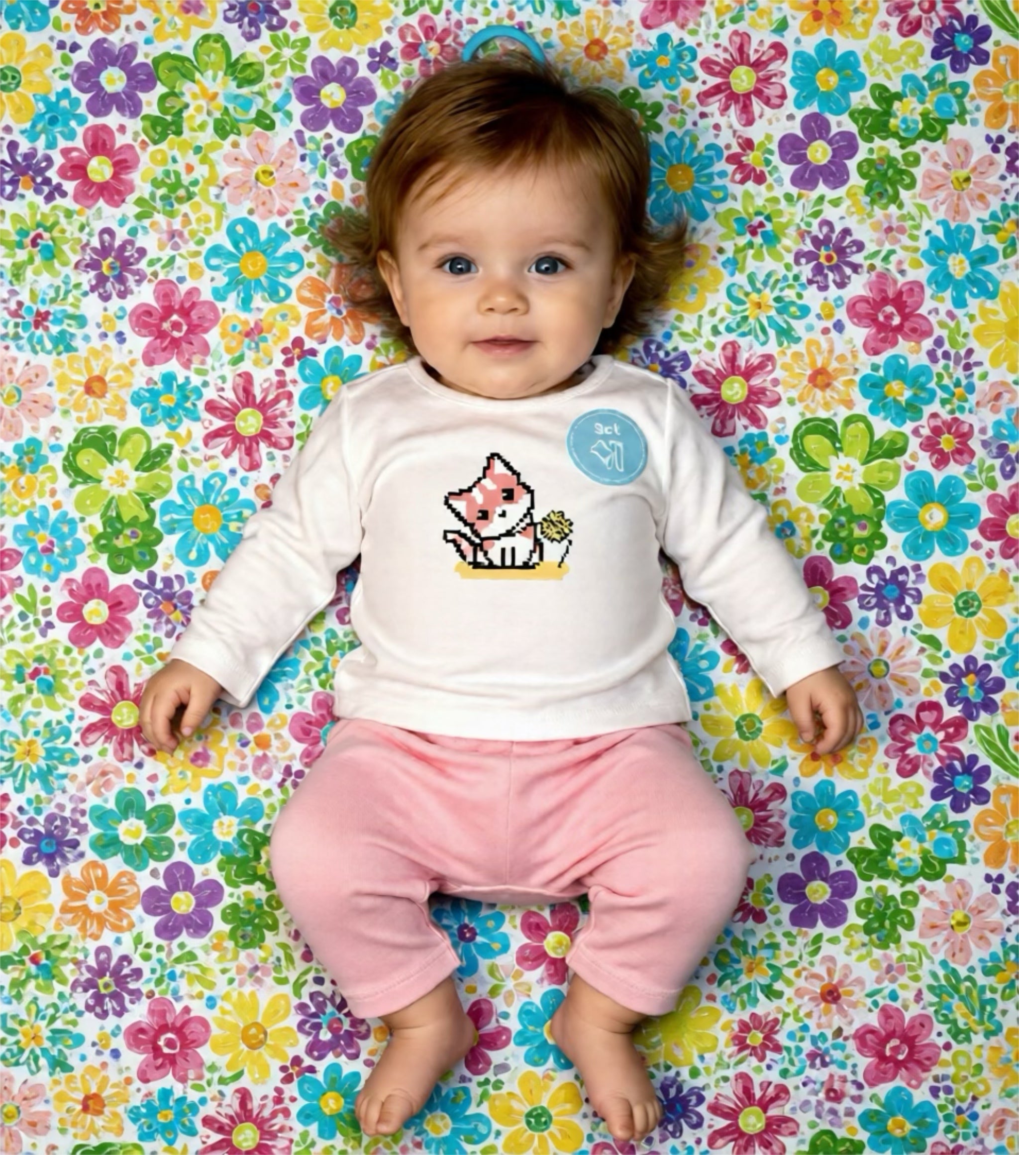 Baby Zweiteiler „Smiley Einhorn“ – Fleece Set (2-teilig)