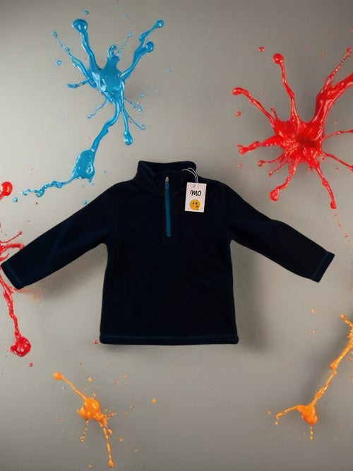 Fleece Pullover Navy – Warm, Weich & Perfekt für den Alltag
